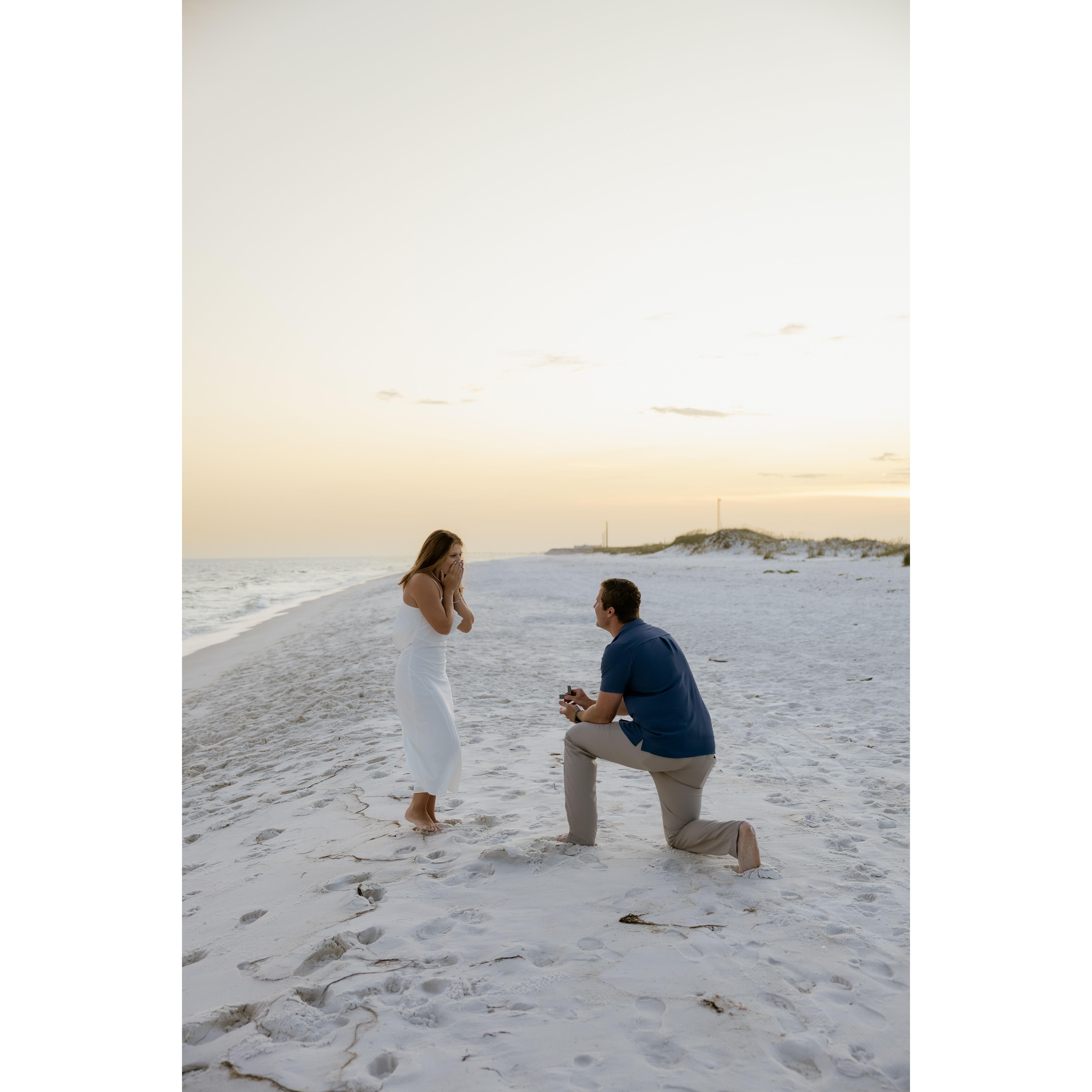 The moment we promised to marry each other!