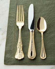 Towle Silversmithswzawbqxuavuewfbddcvbcuyfvdvabdx90-Piece Gold-Plated Hotel Flatware Service