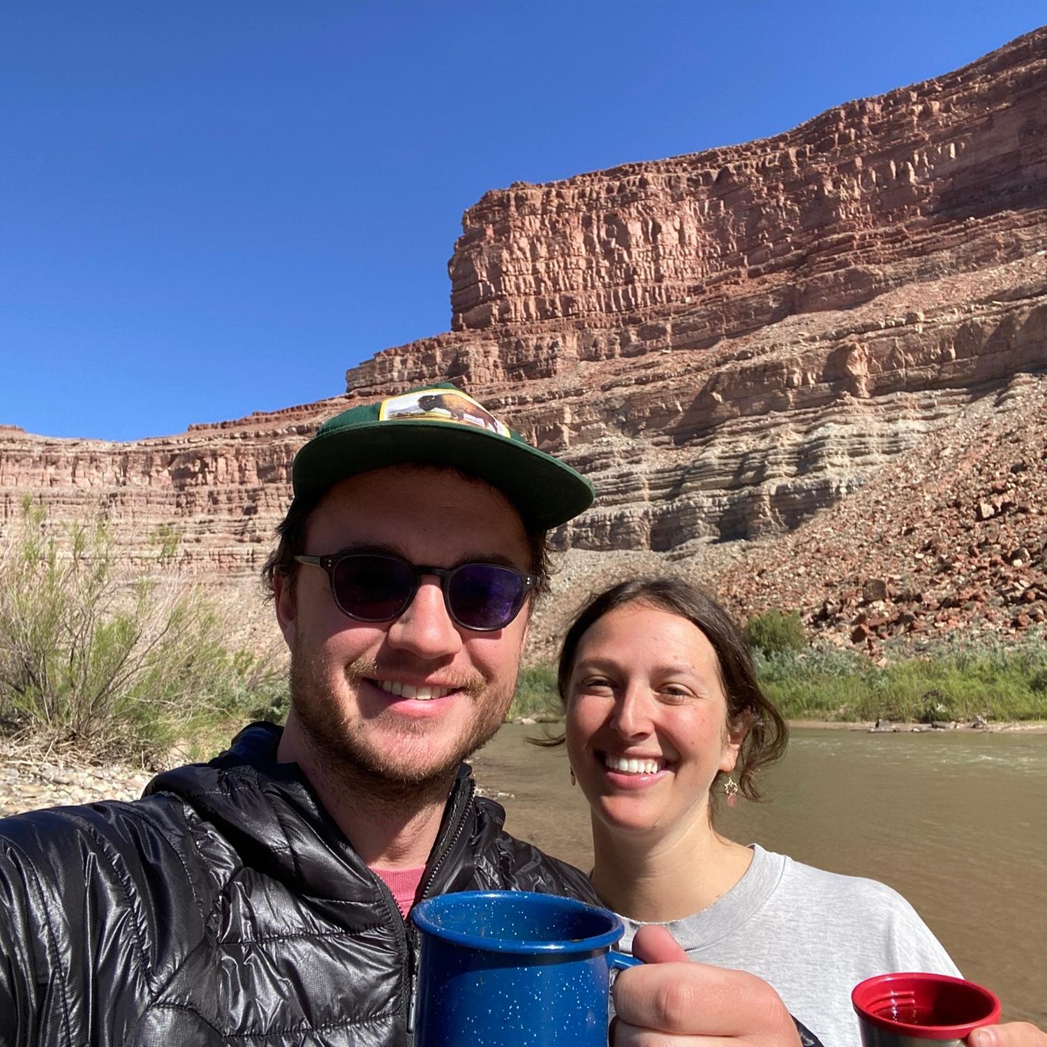 Morning tea on the river!