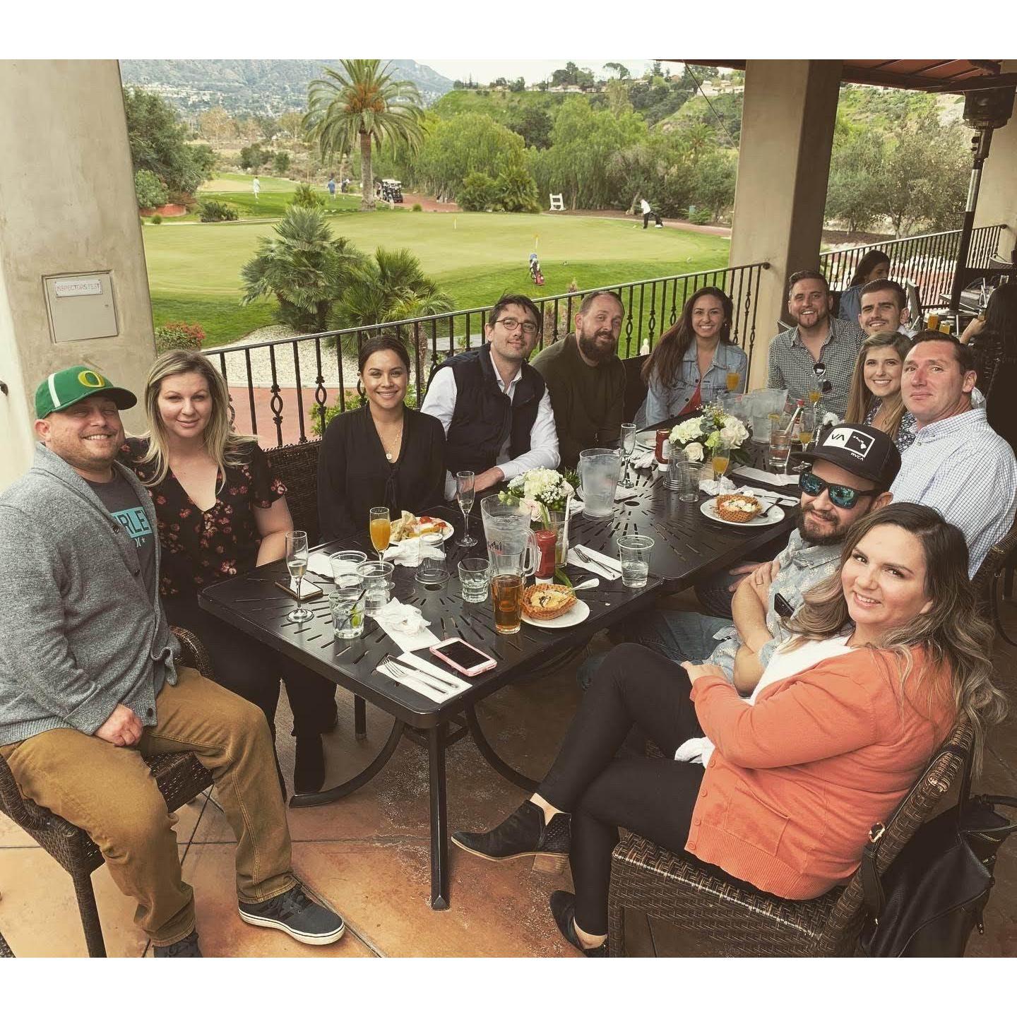 Celebrating our wedding party brunch!! Nicole and Erica were truly missed.