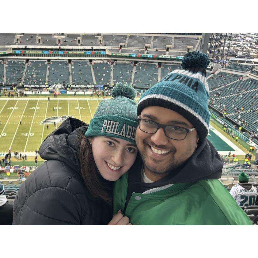 Eagles playoff game where they went to the Superbowl! January 2025