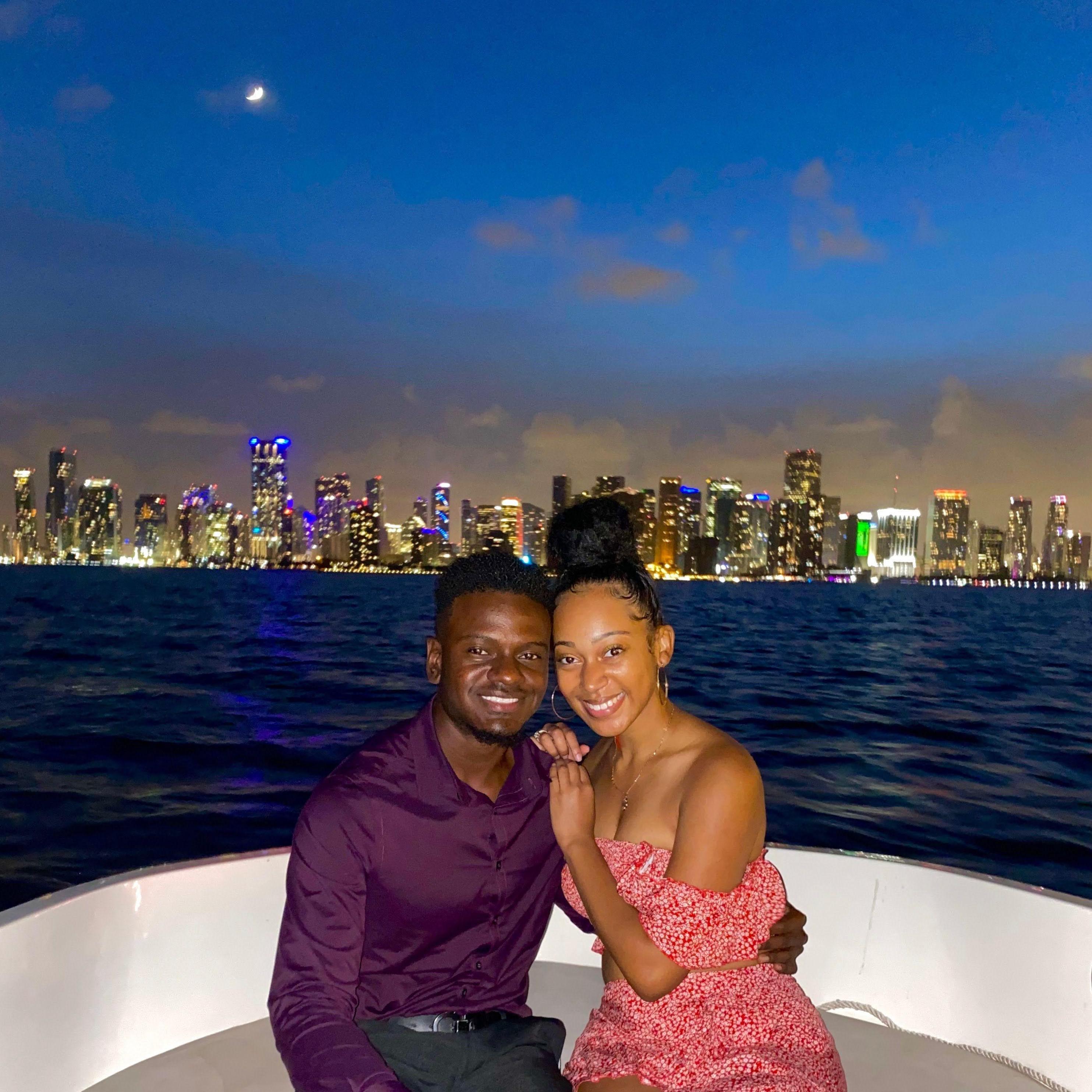 Enjoying The Miami Views!