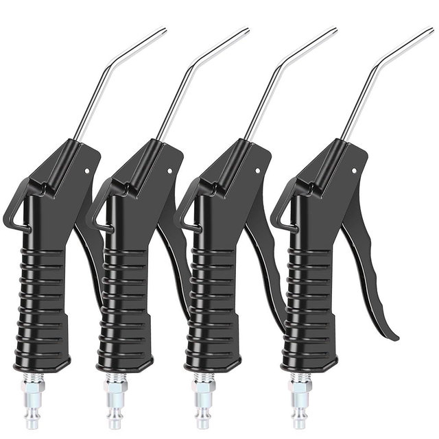 WYNNsky 4PCS Air Blow Gun with 1/4 Air Fittings Plug for Compressor