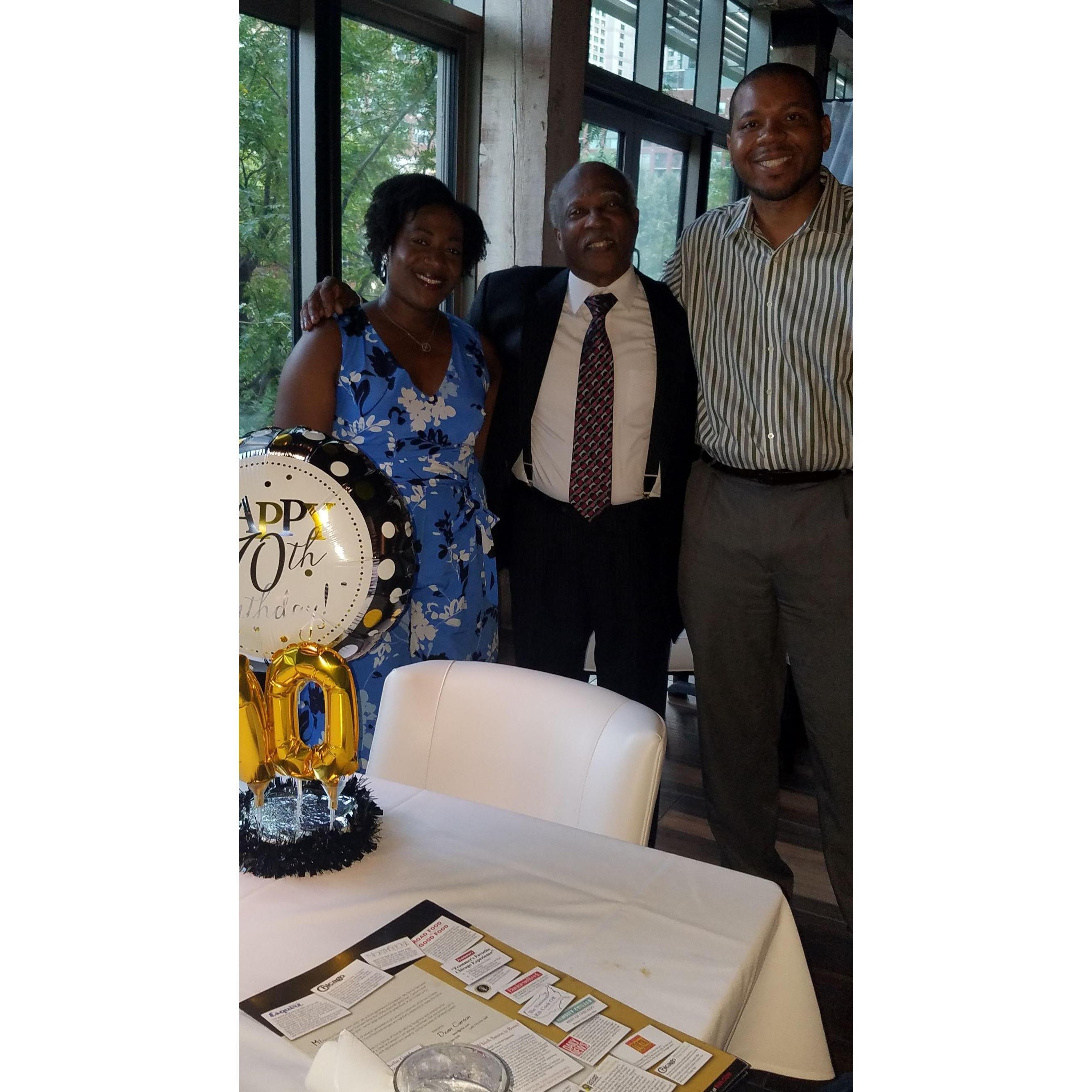 Mia's Dad's 70th Bday