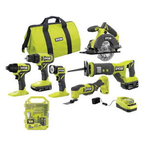 RYOBI-ONE-18V-Cordless-6-Tool-Combo-Kit