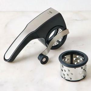 GEFU Rotary Cheese Grater With Fine & Coarse Drums