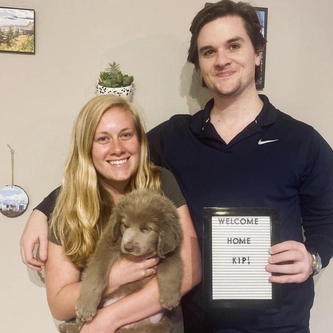 June 2020: Welcoming our baby floof, Kippen, into the family