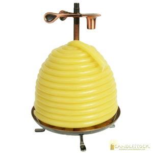 Candlestock Beeswax Coil Candle (Shape Beehive)