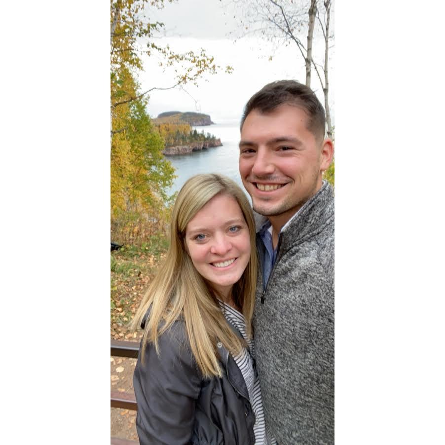 Our first year dating anniversary spent in Duluth.