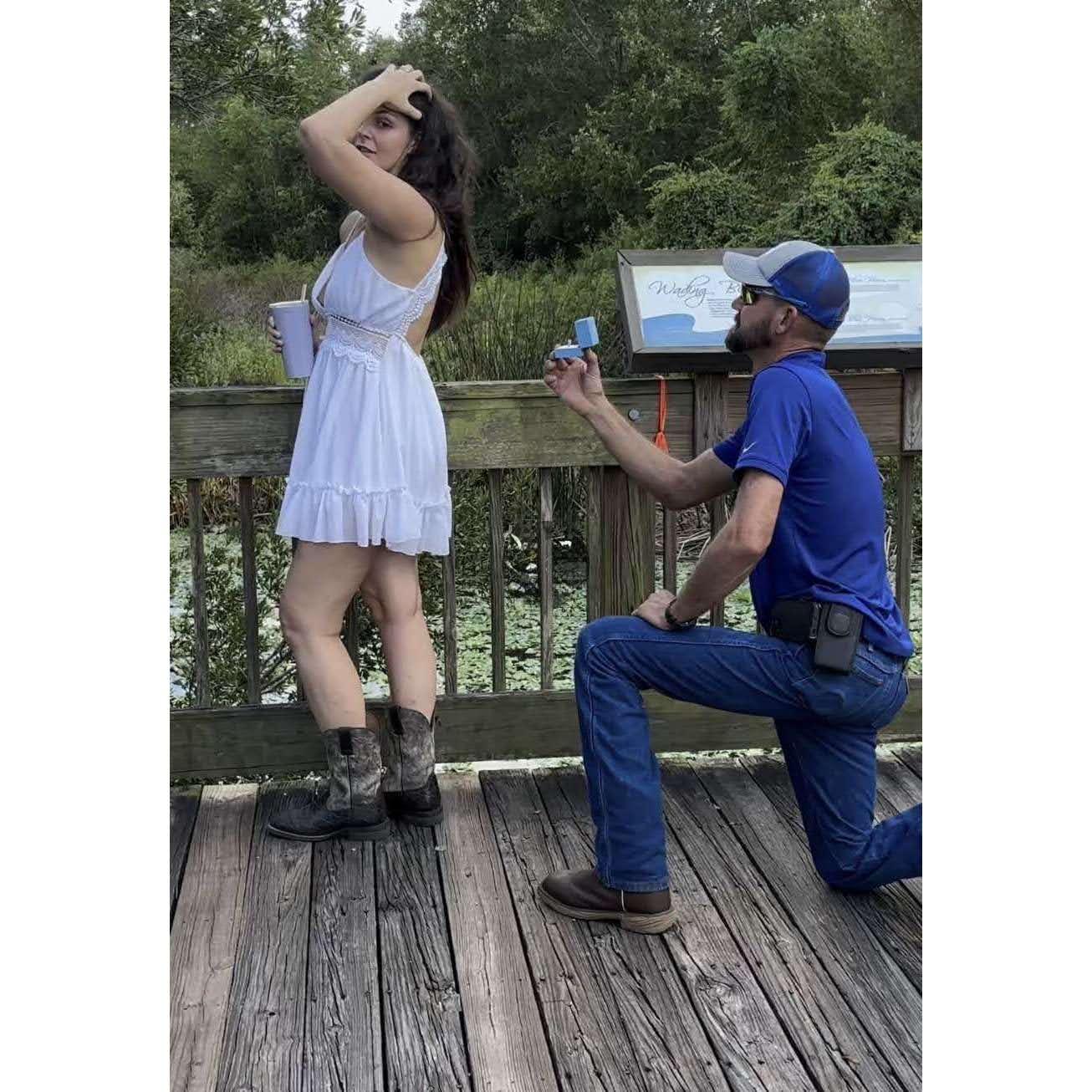 the moment before i said "yes" to marrying my best friend