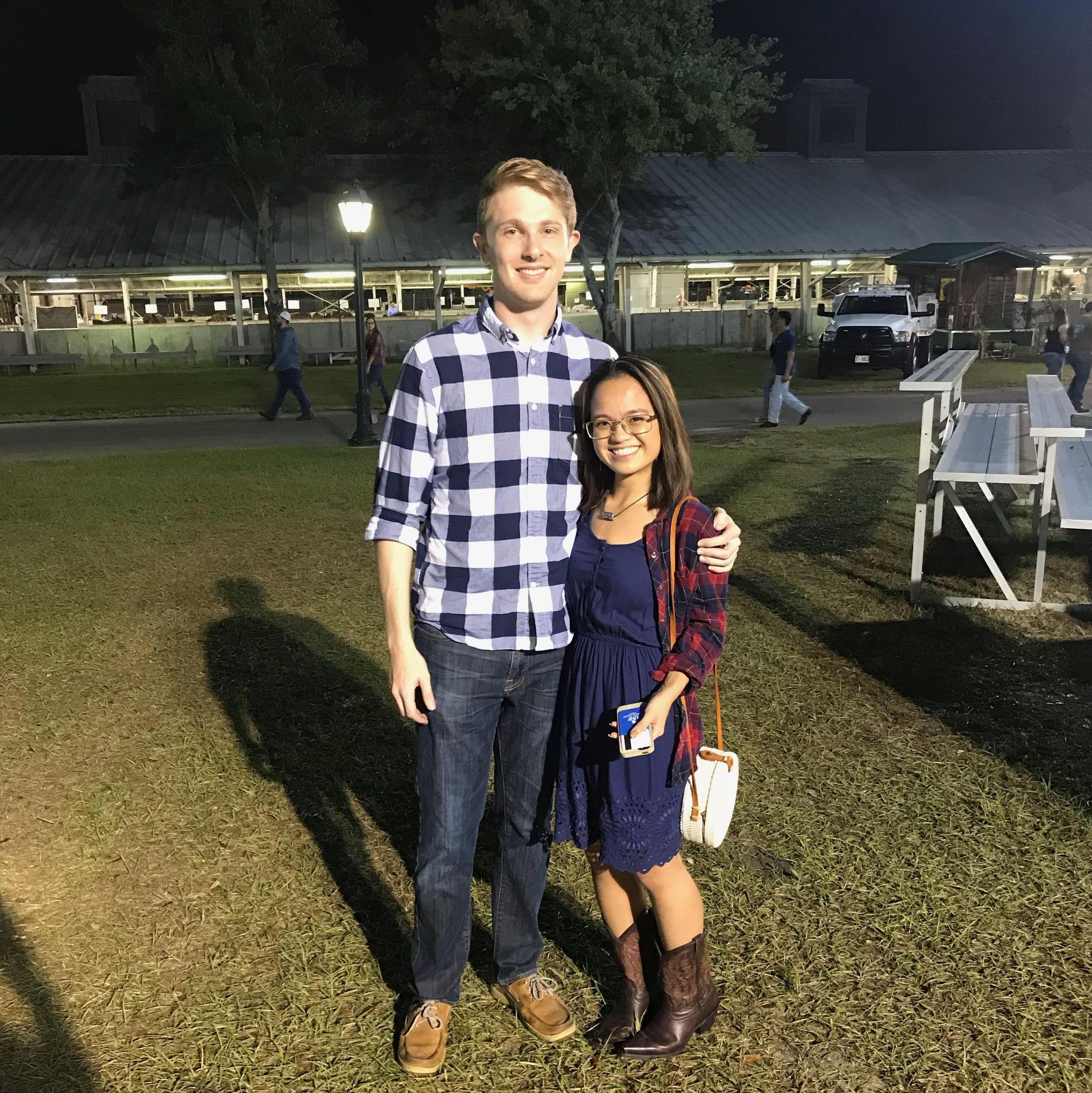 Our first date! And a country festival at that.