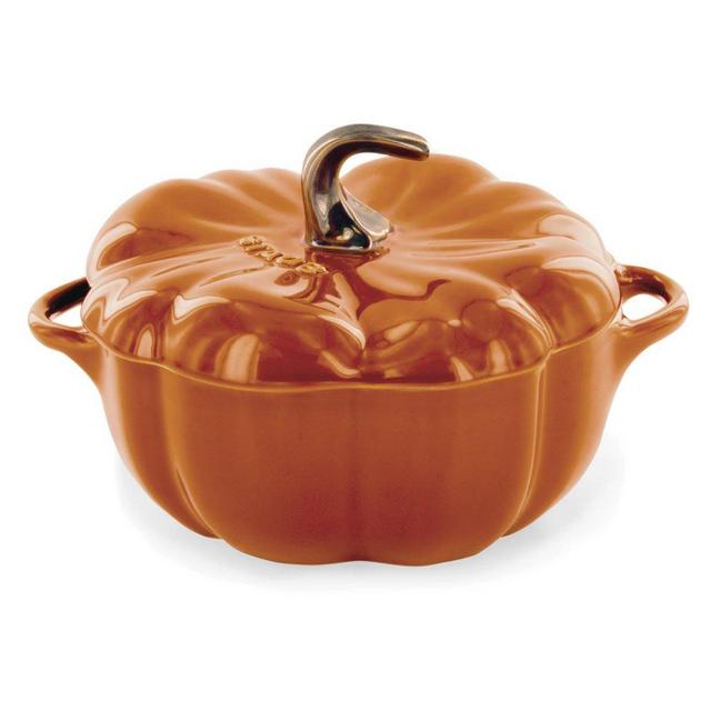 Staub 40511-555 Ceramics Petite Pumpkin Cocotte, 16-oz, Burnt Orange