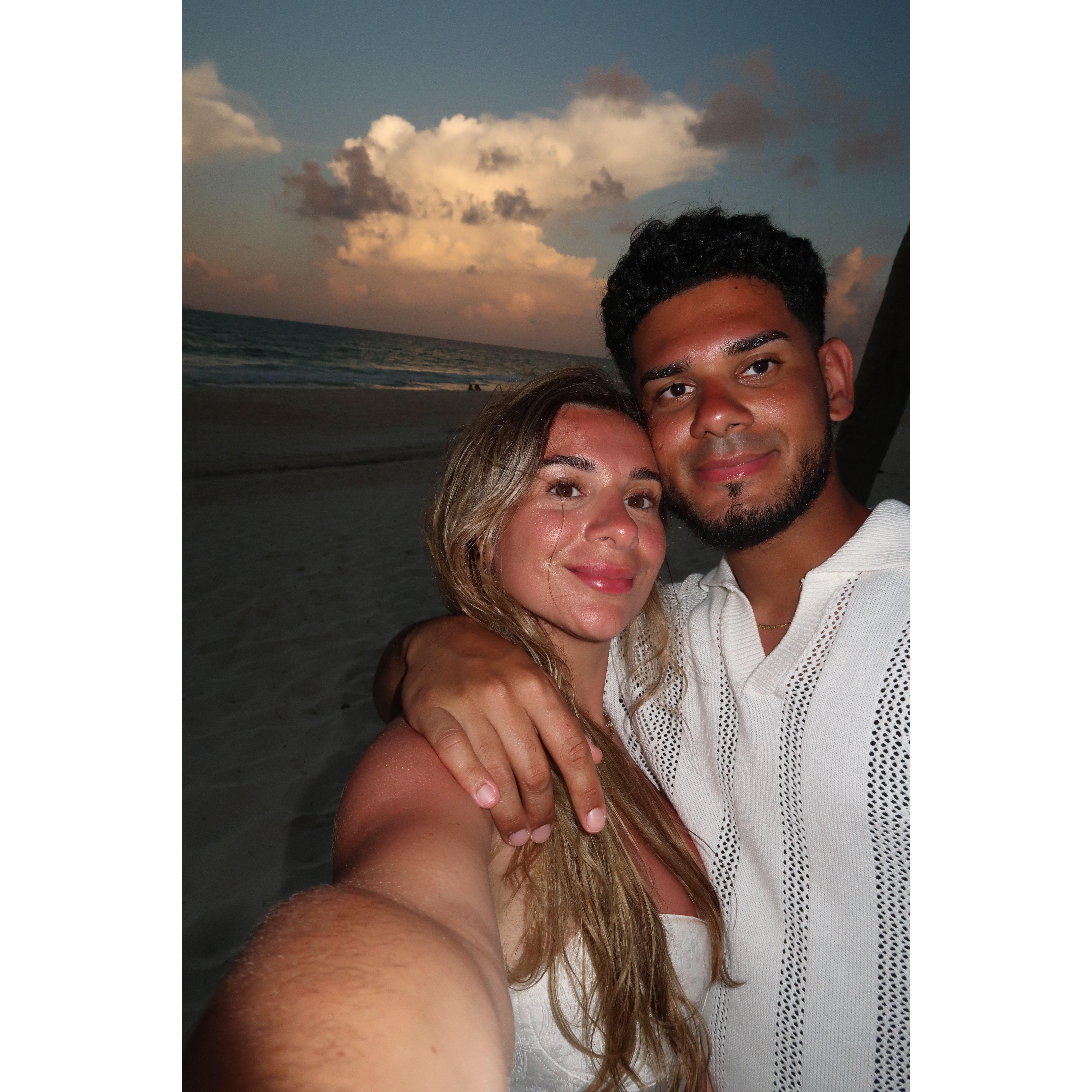 Our first vacation engaged