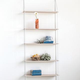 Metal and Wood Wall Shelf