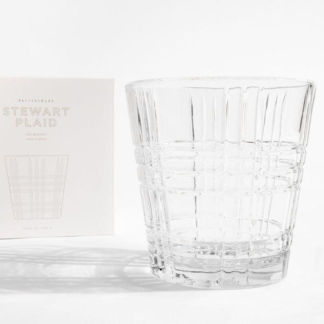Stewart Plaid Ice Bucket