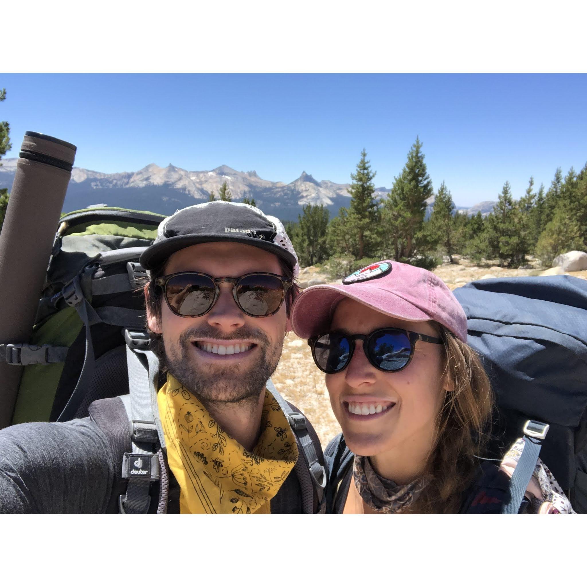 Backpacking in Tuolumne Meadows