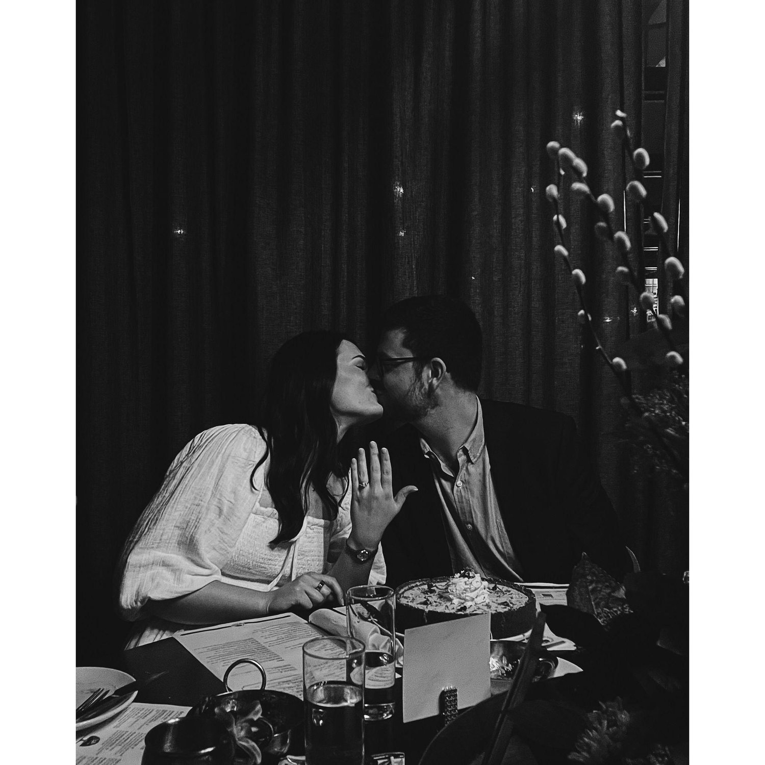 The night we got engaged!
