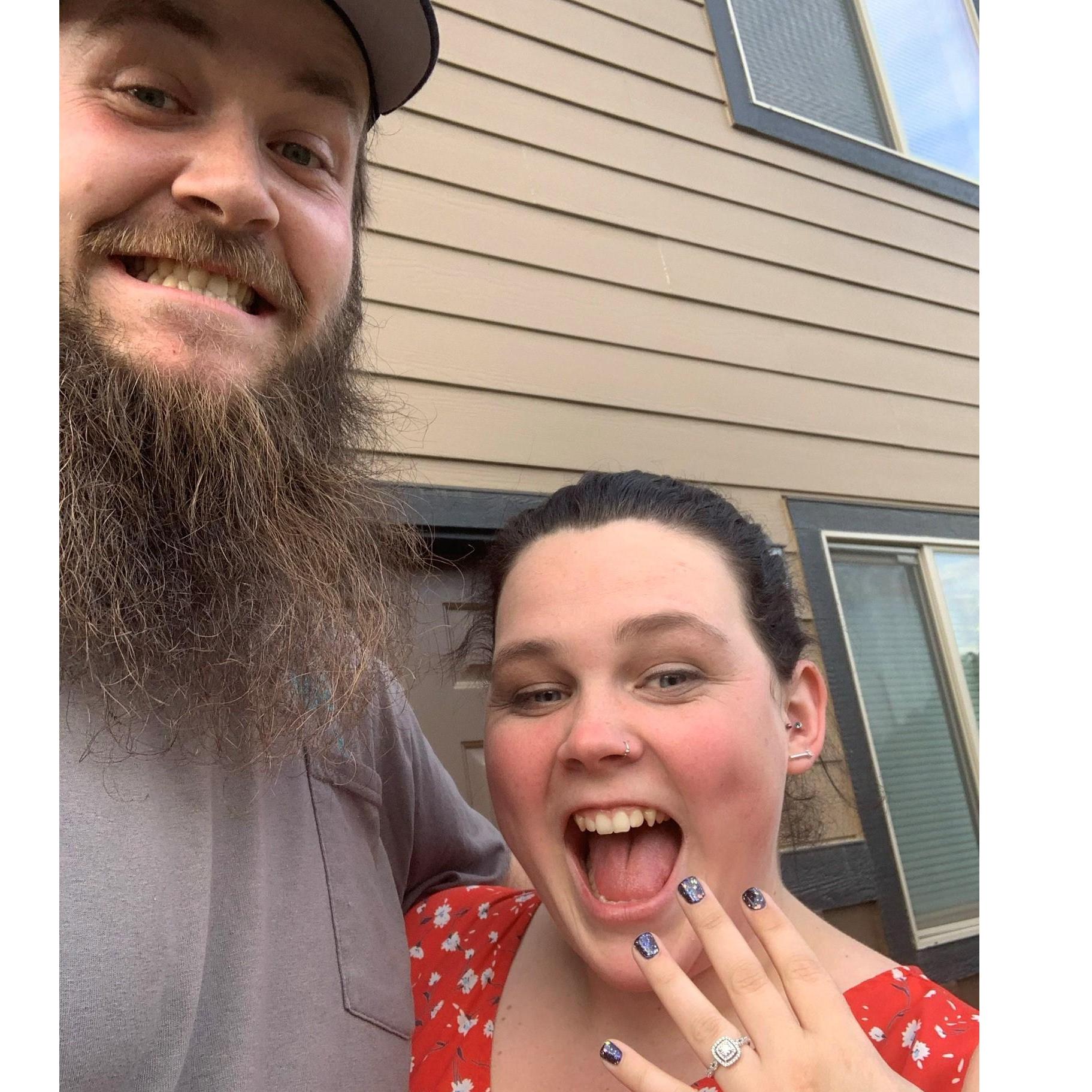 Newly engaged! So happy!