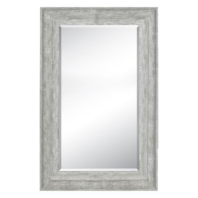 Bee & Willow™ Home 25.5-Inch x 39.5-Inch Rectangular Wall Mirror in Grey/Silver
