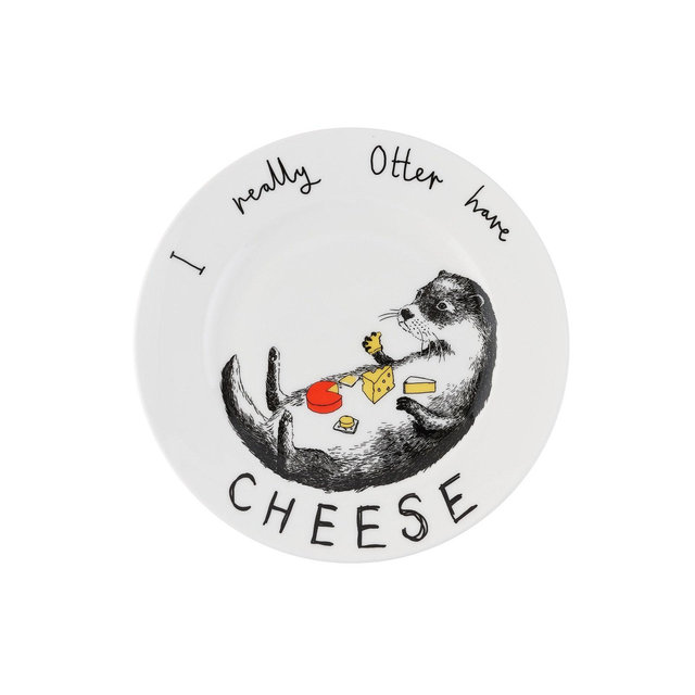 I Really Otter Have Cheese Side Plate