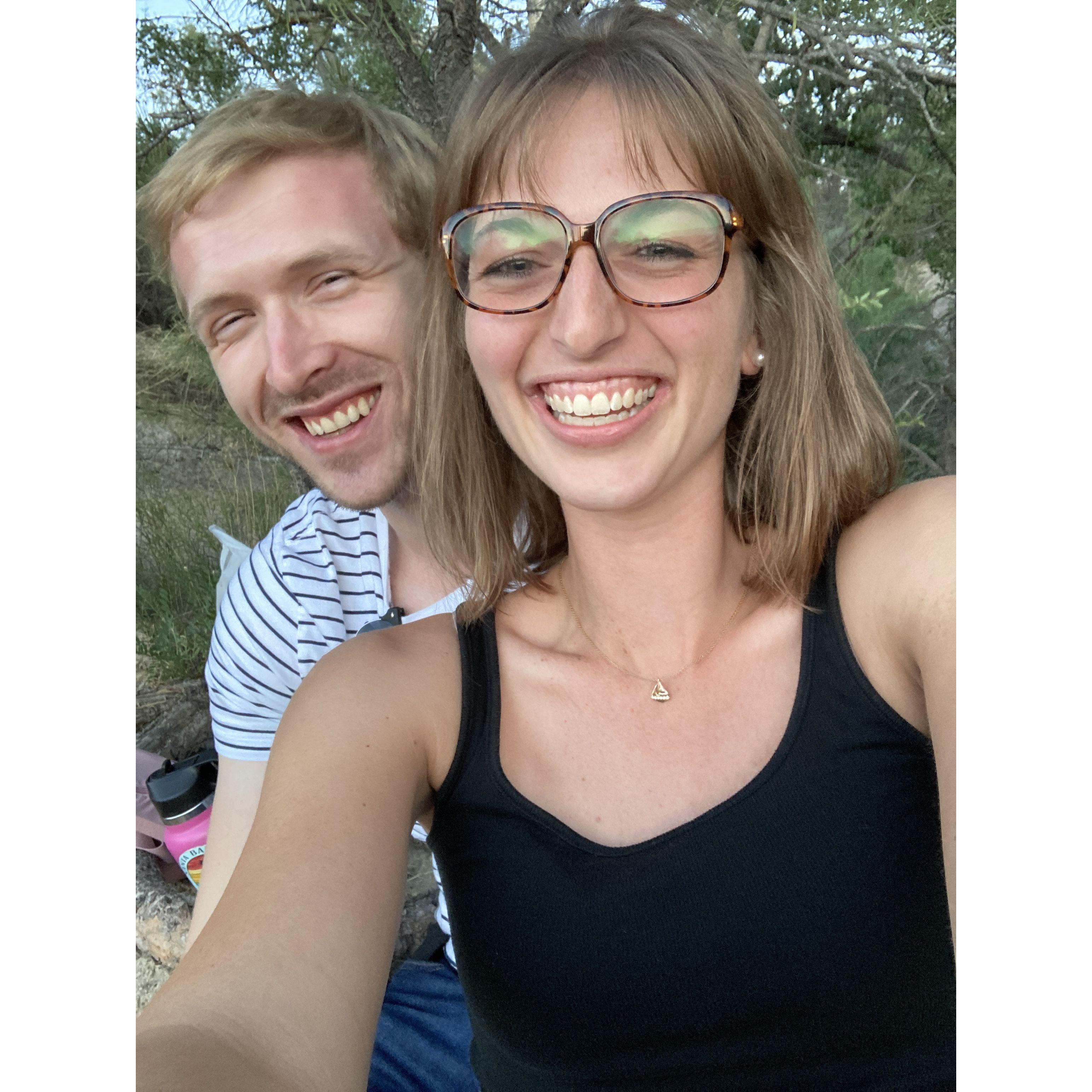 Cake, sunset, a book about a mole who loves cake, then he asked me to be his girlfriend!