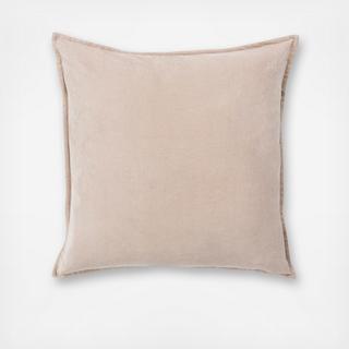 Cotton Velvet Throw Pillow