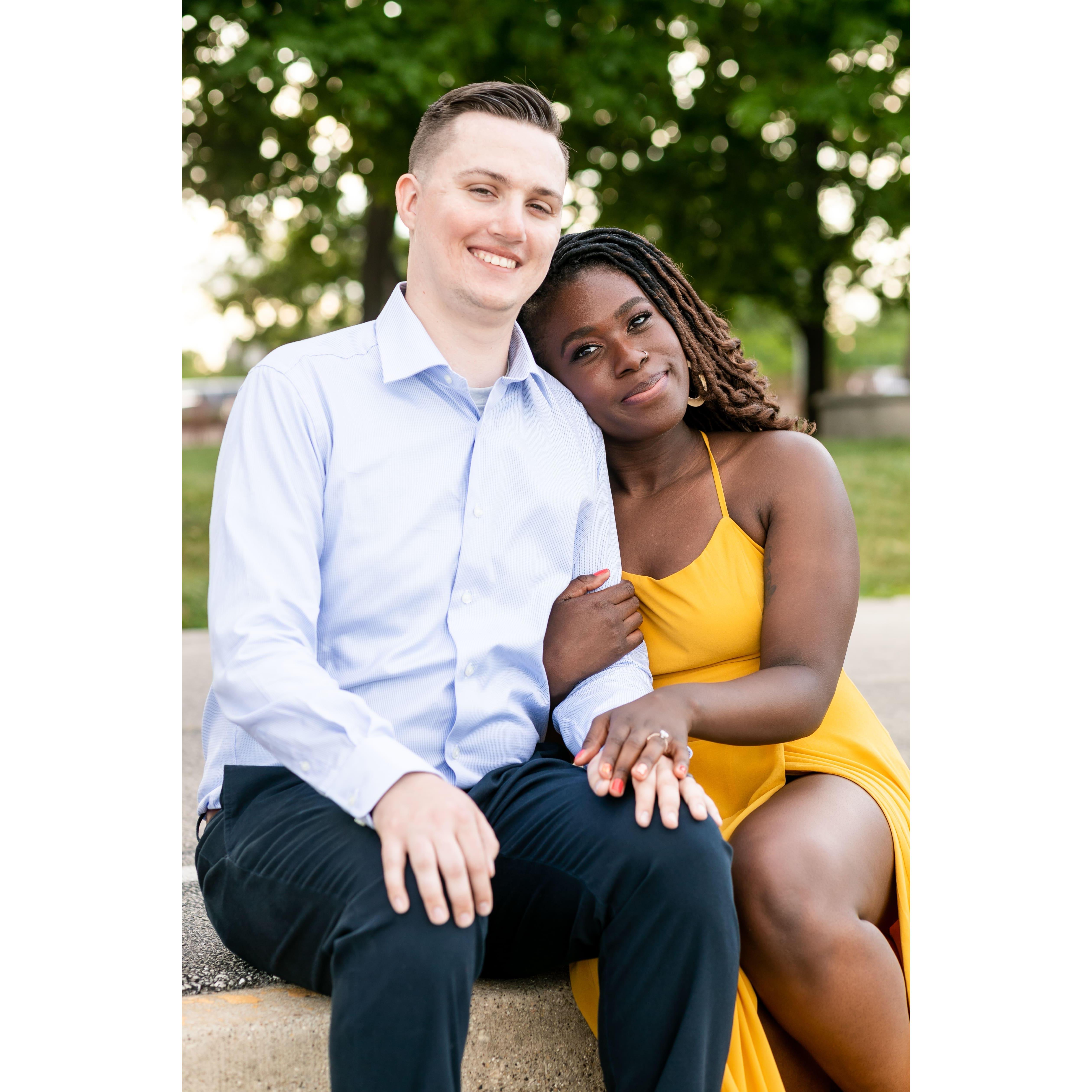 I was having such a nice time taking engagement photos that I considered proposing to Ashley twice.