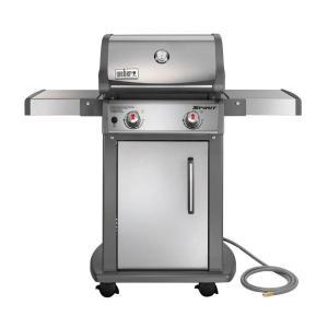 Spirit S-210 2-Burner Natural Gas Grill in Stainless Steel with Built-In Thermometer