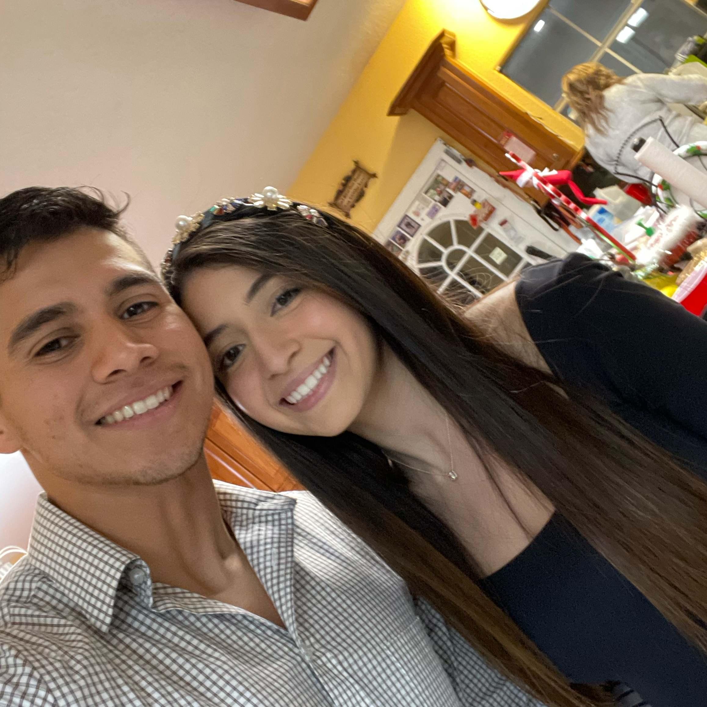 1st Christmas being ENGAGED