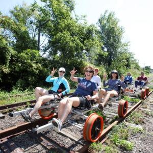 Family rail trail adventure