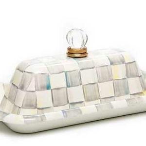 Sterling Check Butter Box