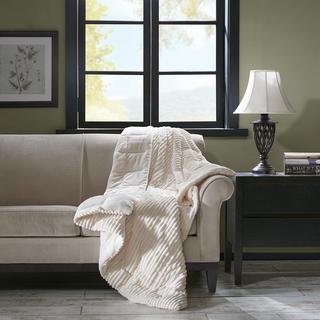 Parker Plush Down Alternative Filled Throw Blanket