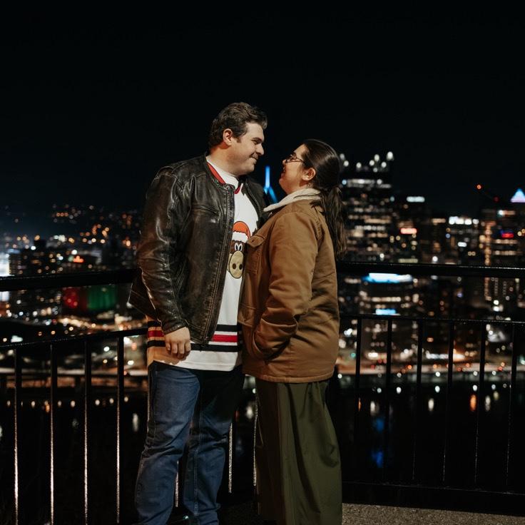 Dylan and Hannah Had a Date Night in The City Up on Mount Washington! They Love The Overview Of The City Of Pittsburgh! On December 23rd 2024!