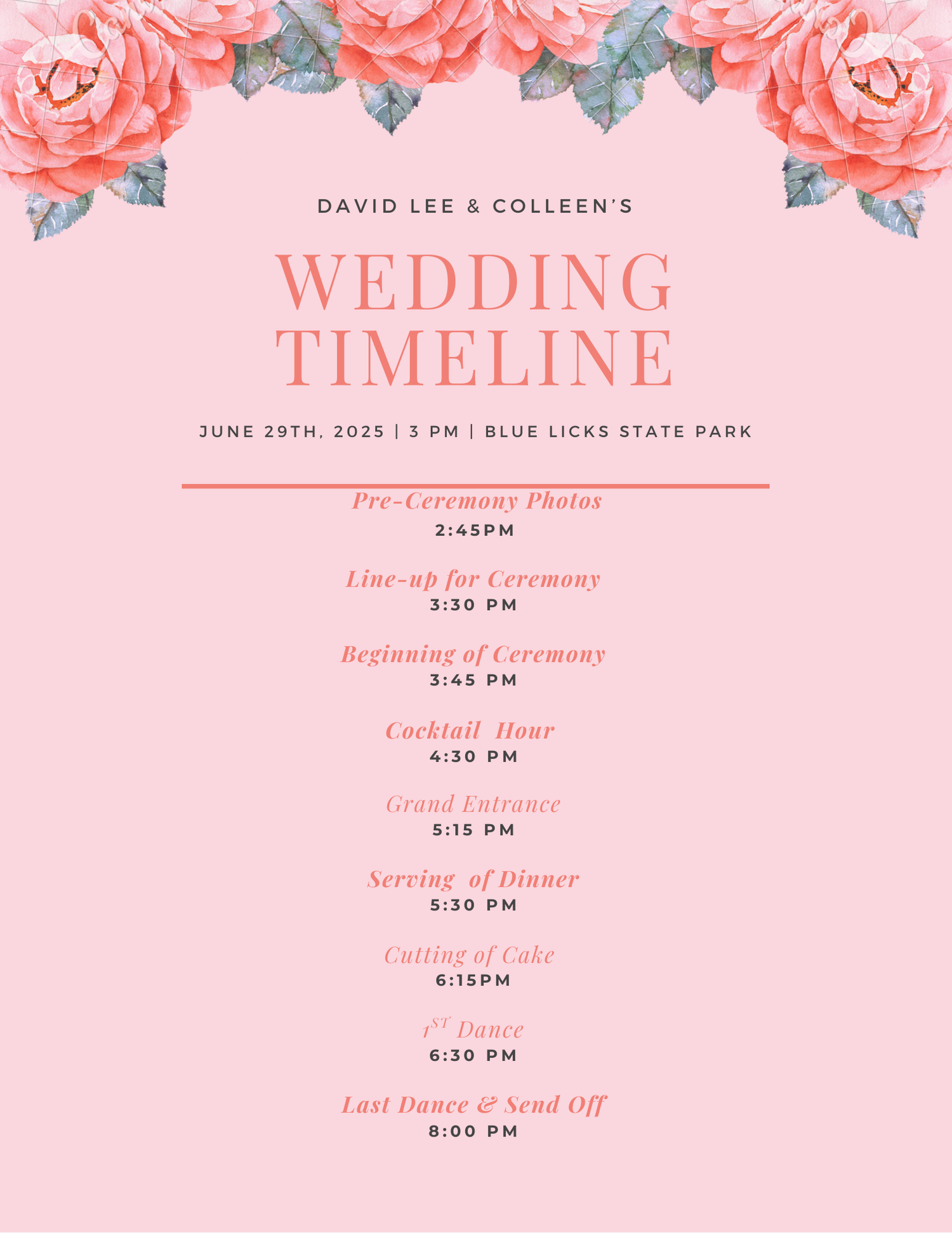 The Wedding Website of Colleen Fryman and David Lee Kennedy II