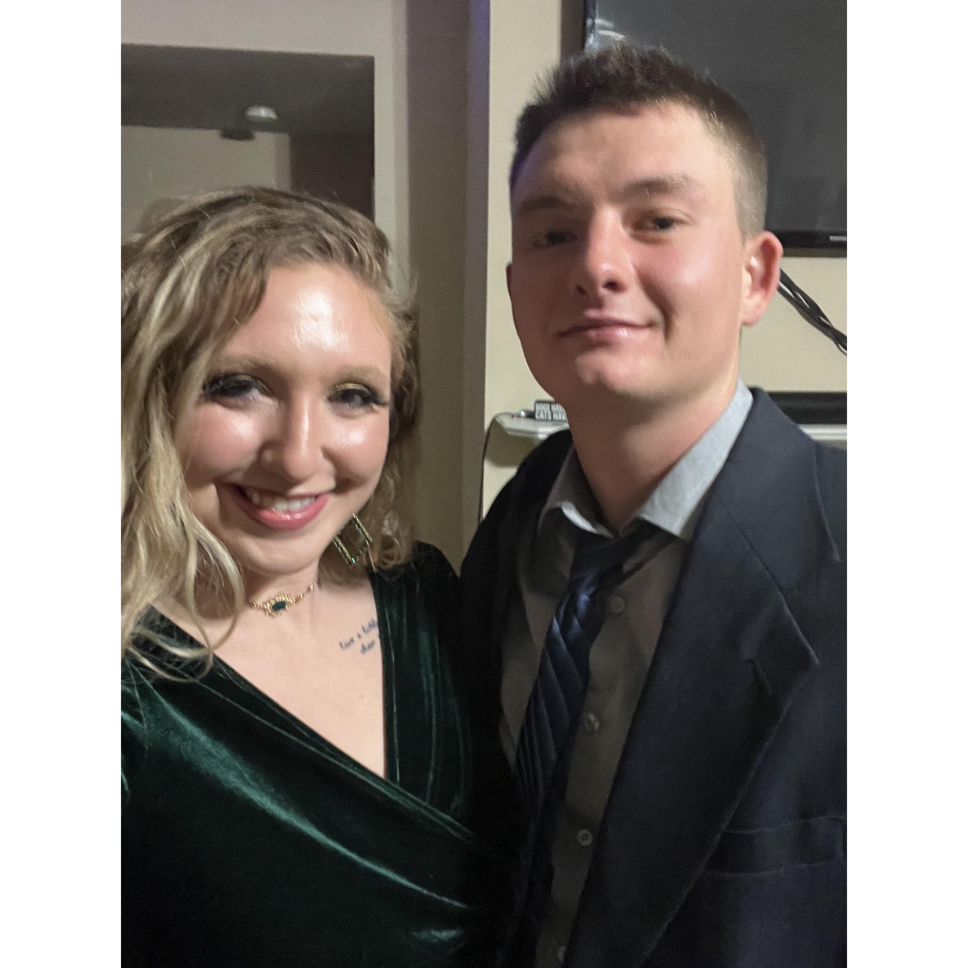 Our very first Valentine's Day together.