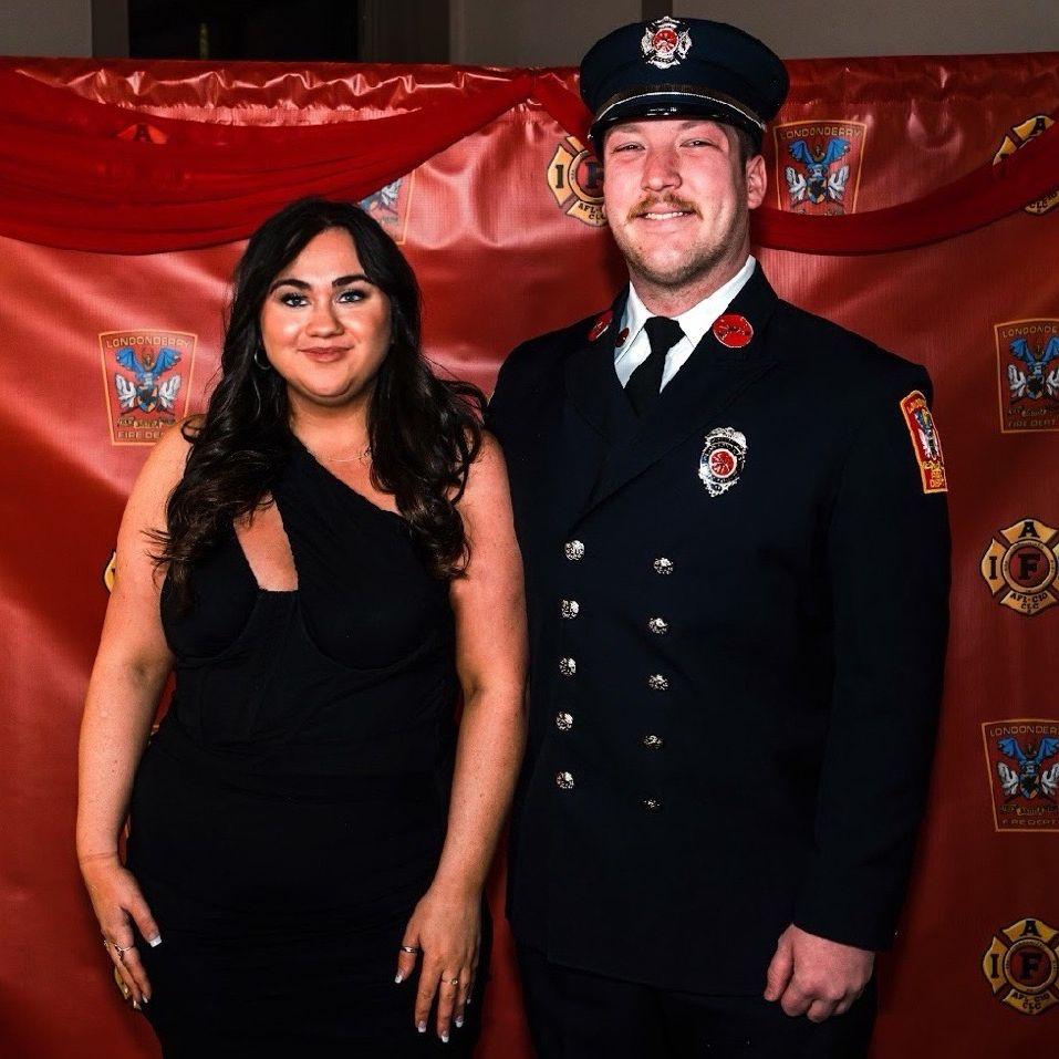 Us at the firefighter ball!