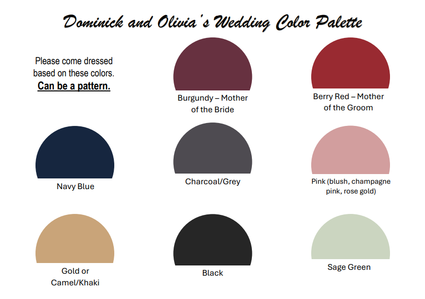 The Wedding Website of Olivia Frey and Dominick Hurde