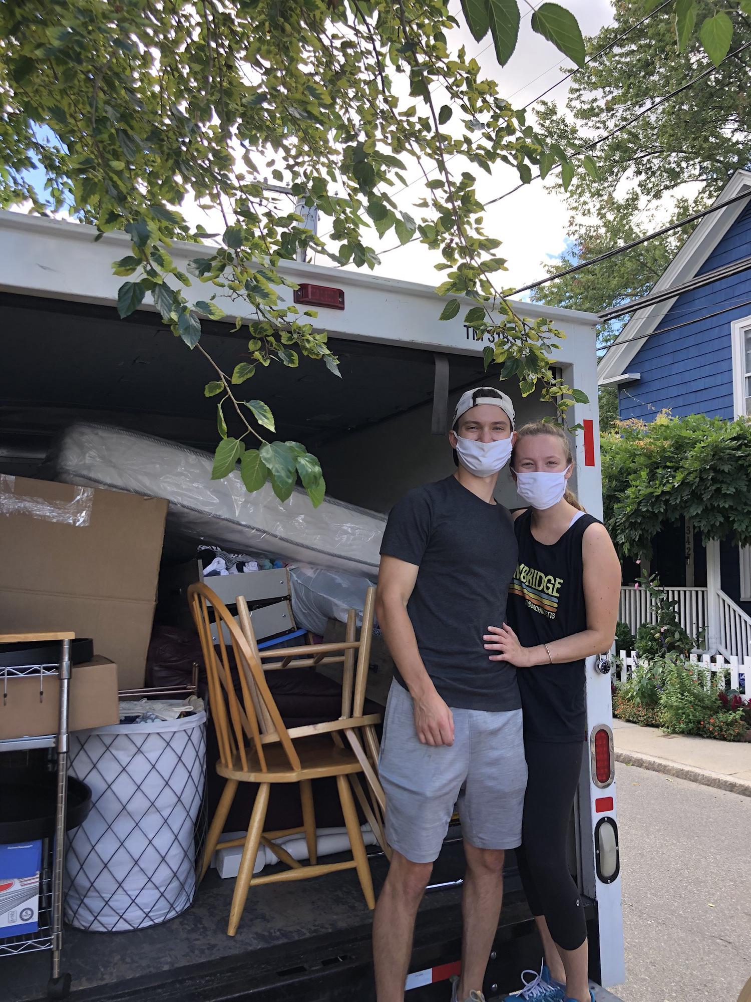 Saying goodbye to long distance as we move to our first apartment in Medford, MA - or as they say "Meffa!"