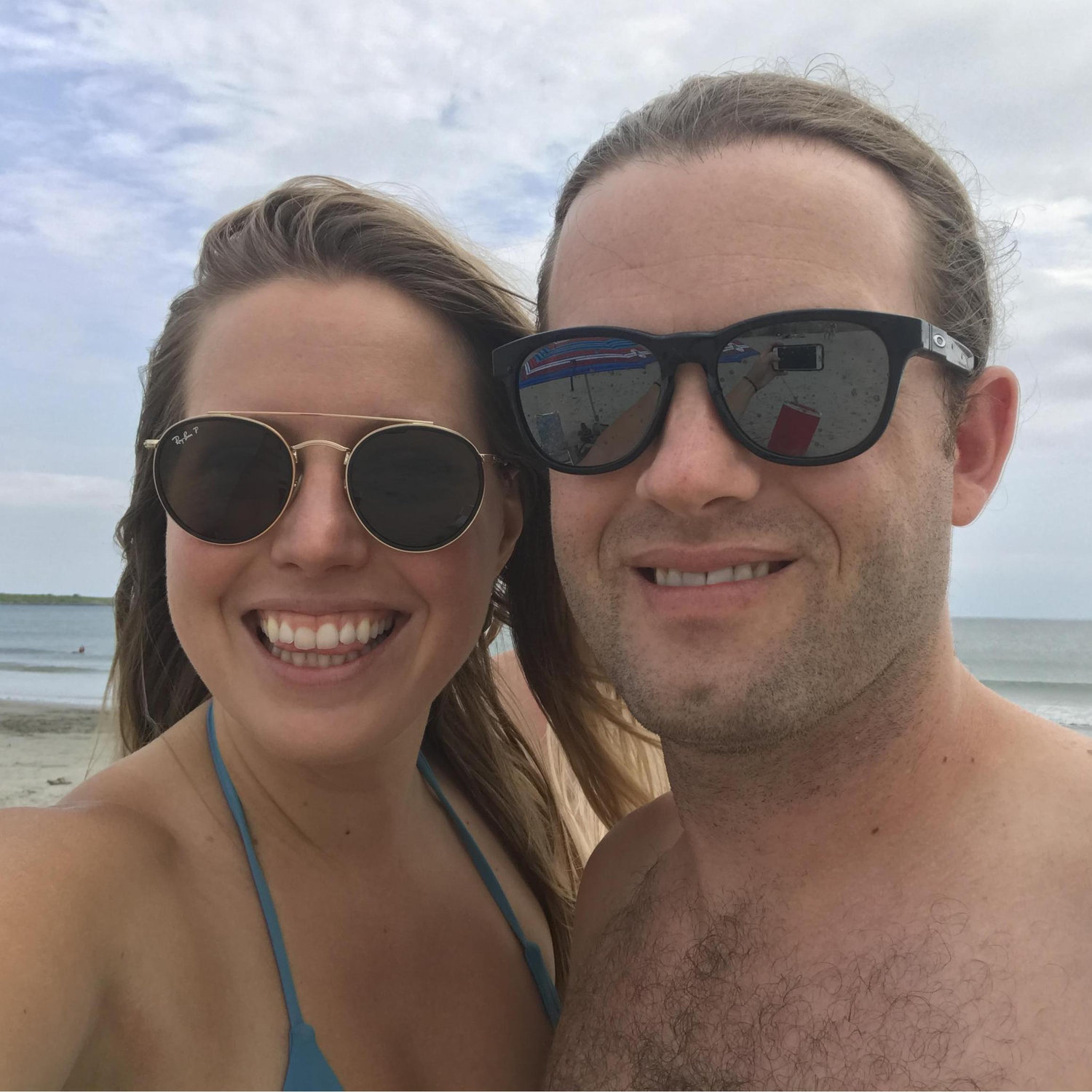 Beachin' it up down in Newport.