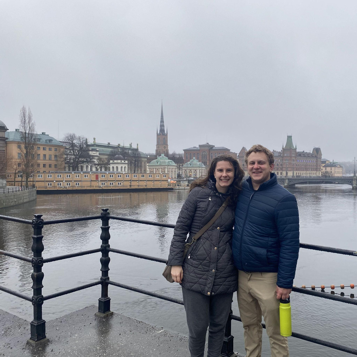 We were very cold in Stockholm