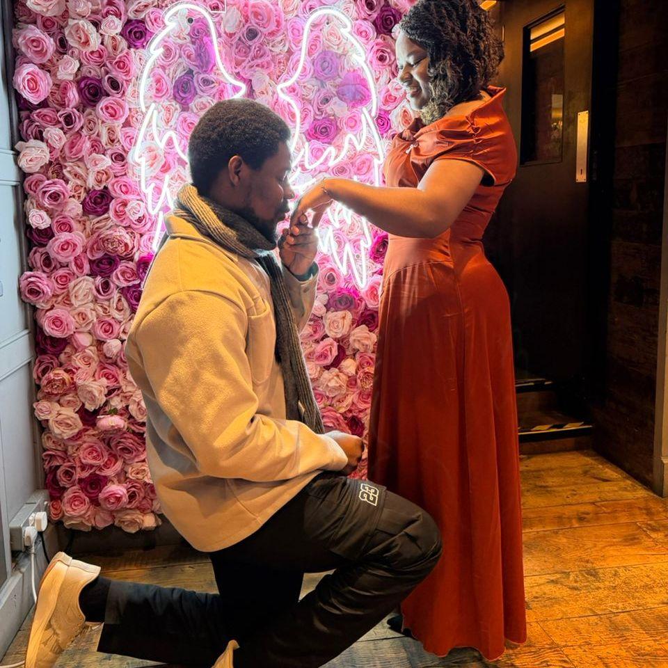 My woman, My Everything, she said yes of course.