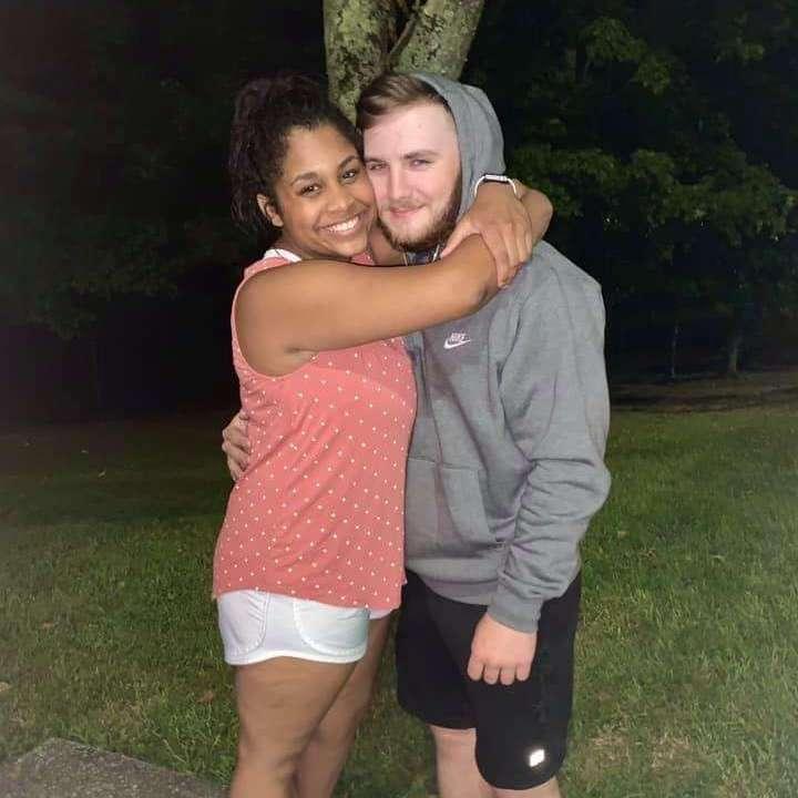Our very first picture we took while we were dating.
