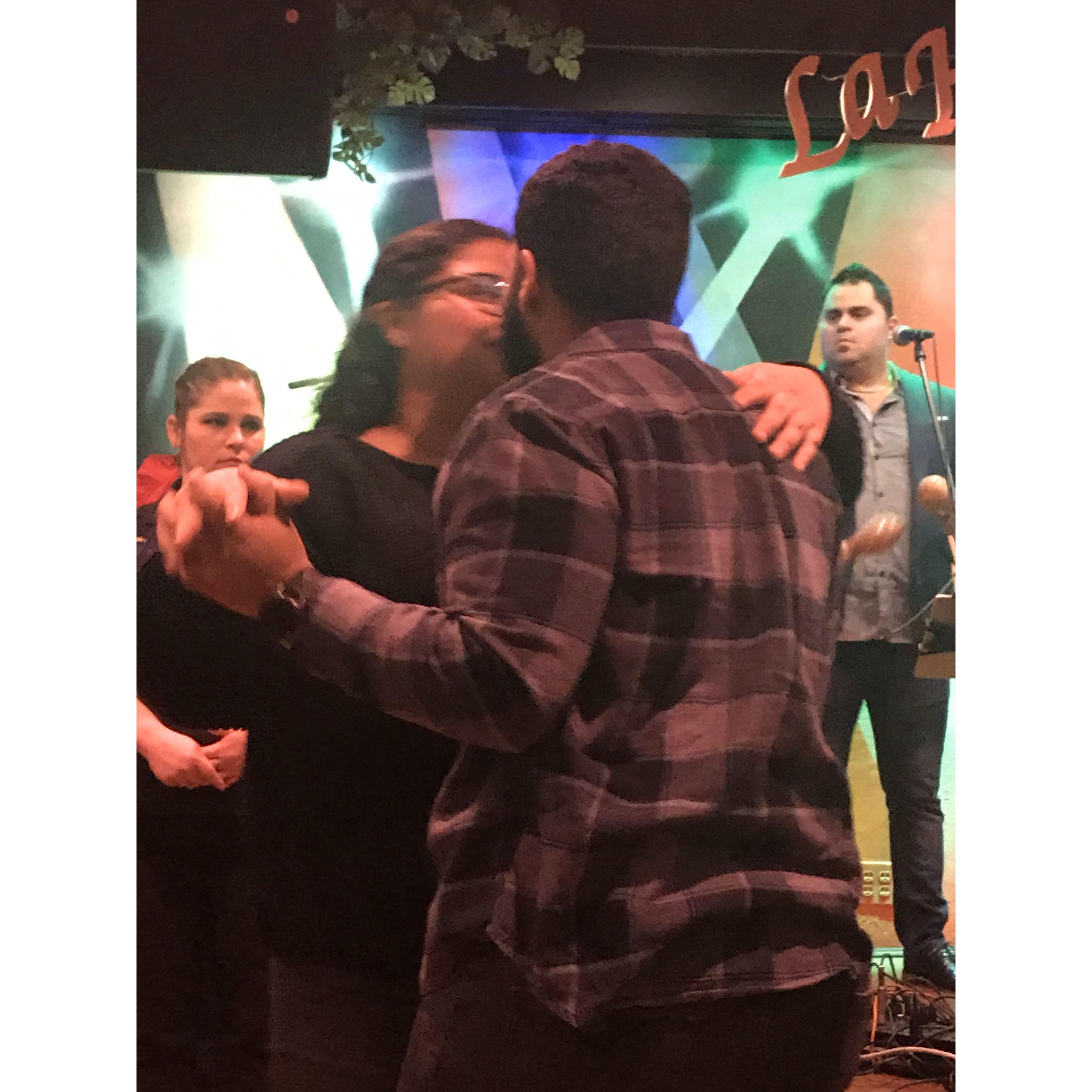 Our first first-dance