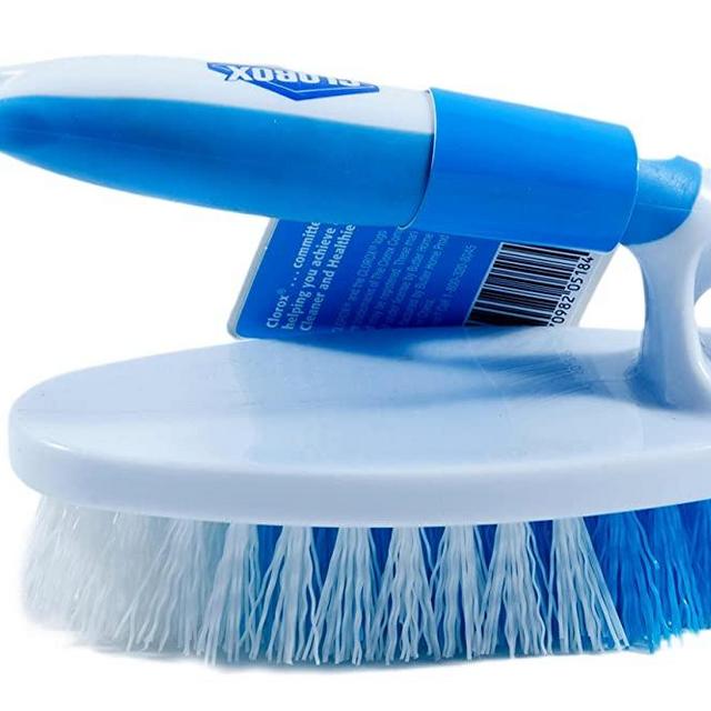 Clorox Utility Soft Grip Scrub Brush, 1-Pack