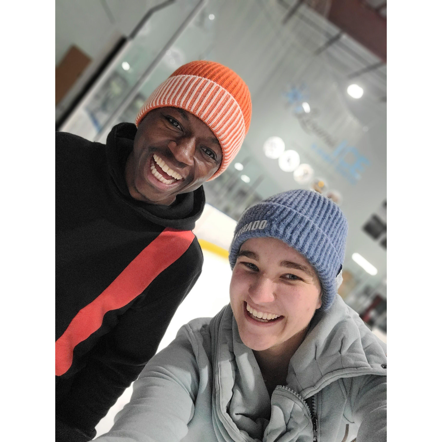 Ice skating