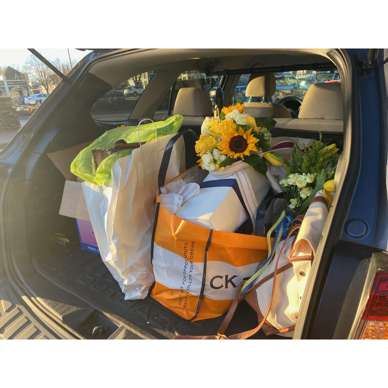 A trunk full of love.