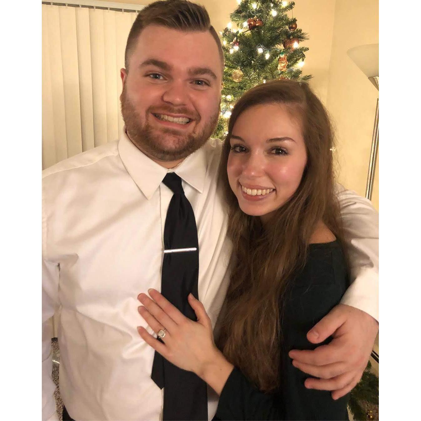 Right after she said Yes! :)