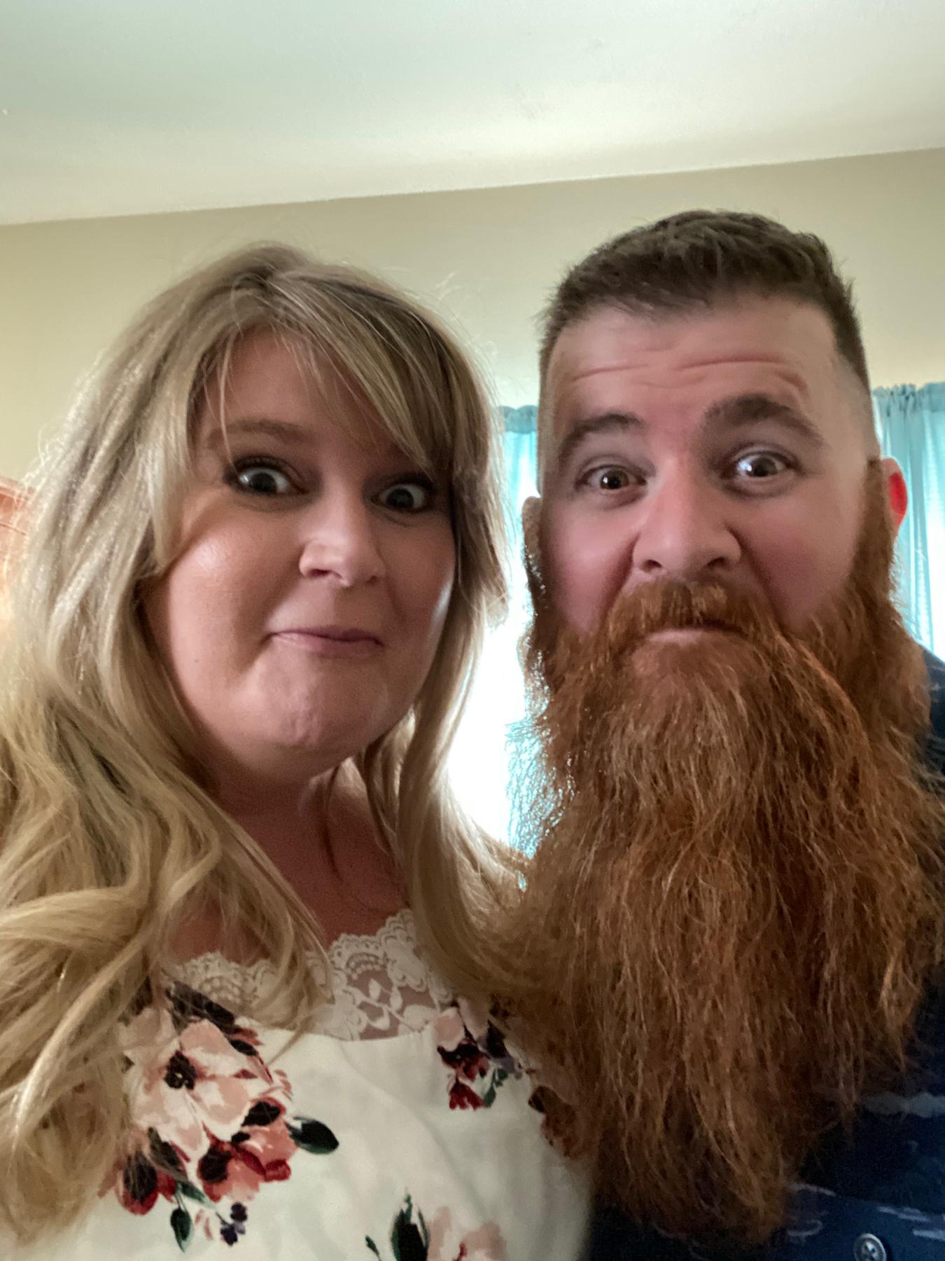 Funny face Engagement party photo opp