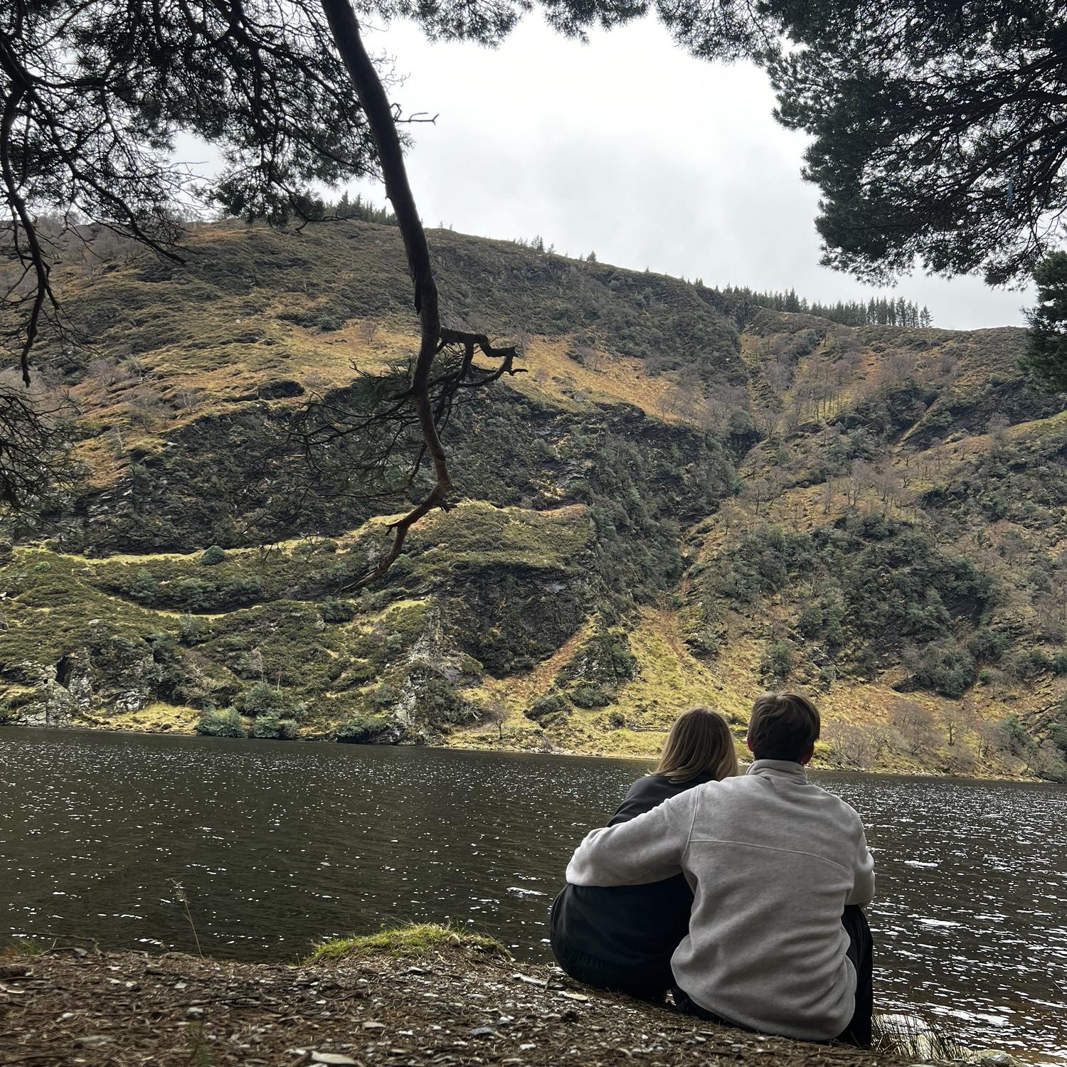 Wicklow Mountains in Ireland, March 2023.