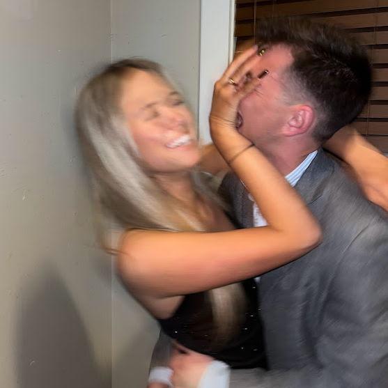 Laughing all the time!